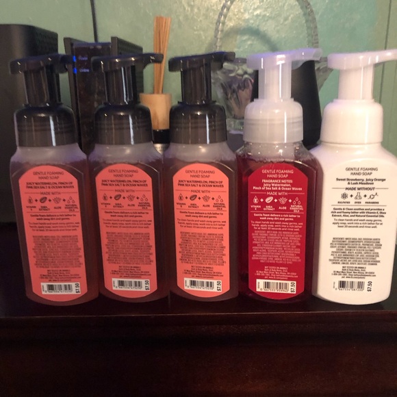 NWT 5 Pc Bath & Body Works + White Barn Hand Soap - Picture 2 of 6